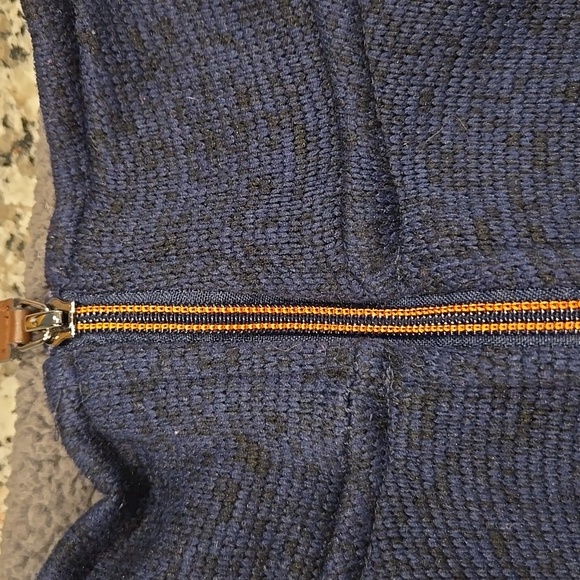 DUCKS UNLIMITED FLEECE 1/4 ZIP SHERPA COLLAR PULLOVER. BLUE. SIZE X-LARGE. - Picture 10 of 11